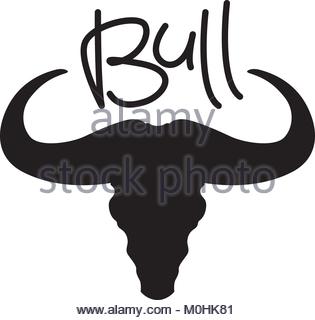 315x320 Silhouette Head With Black Buffalo Stock Vector Art Amp Illustration