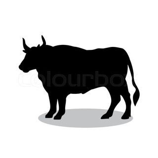 320x320 Wild Buffalo Bull Stock Vector Colourbox