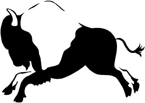 502x358 American Buffalo Clipart Free Silhouette