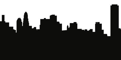 Buffalo Skyline Silhouette at GetDrawings | Free download