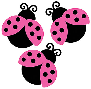 350x344 Pink Lady Bug Baby Shower