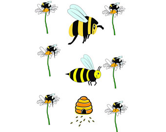 340x270 Bee Silhouette Etsy