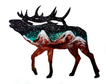 340x270 Elk Print Etsy