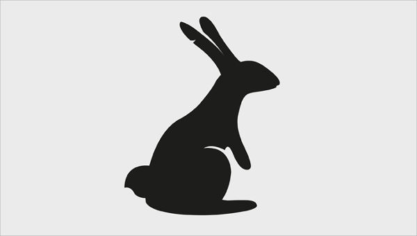 600x340 Rabbit Silhouettes