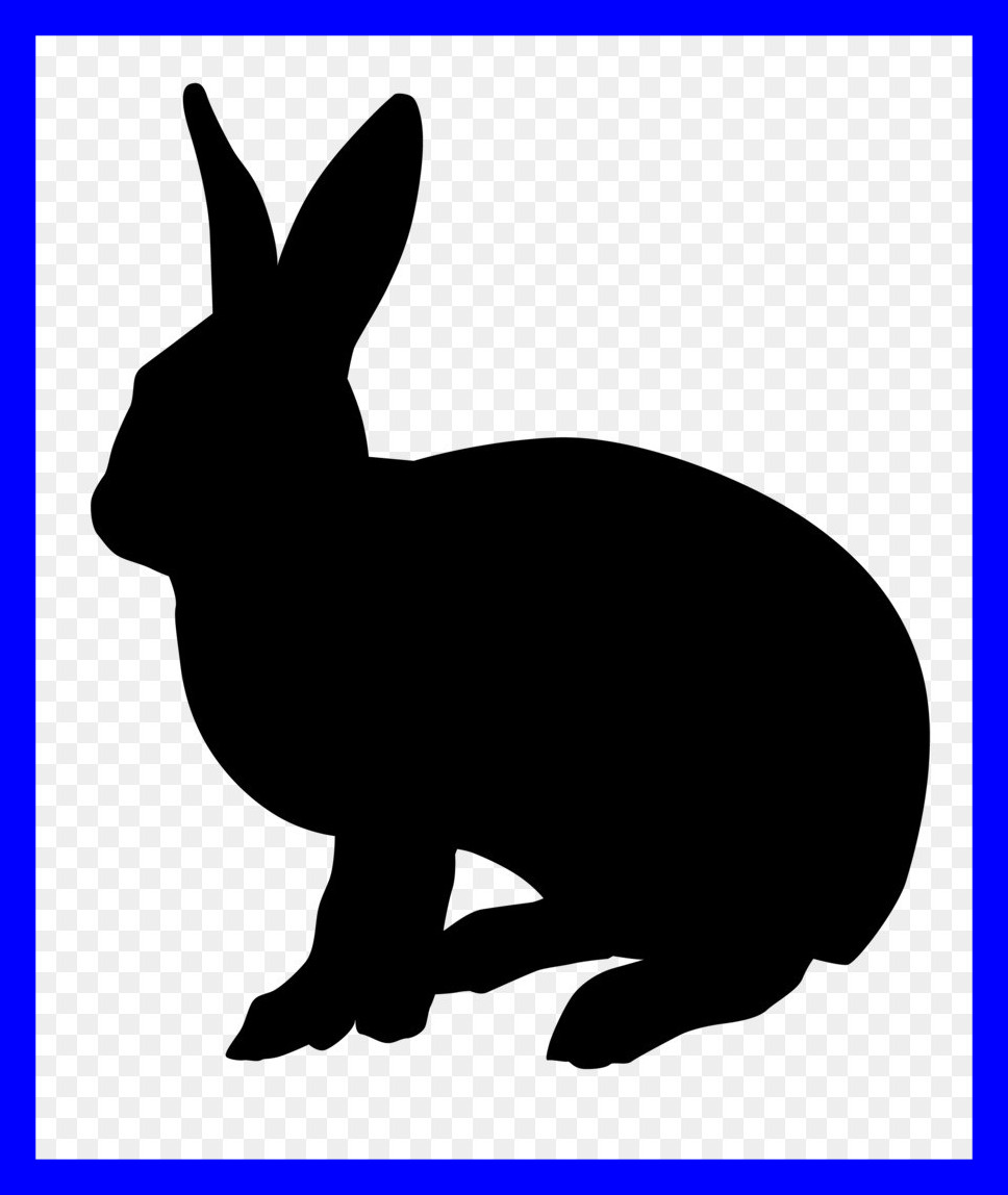 968x1148 The Best Vector Pict For Rabbit Silhouette Style And Inspiration