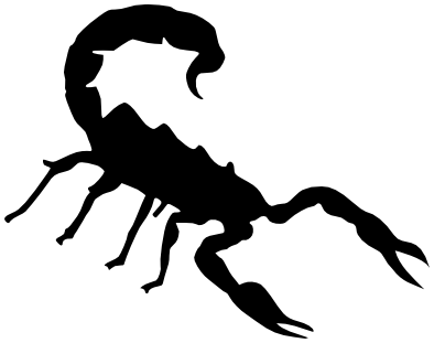 394x311 Scorpion Silhouette