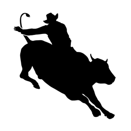 270x270 Bull Rider Stencil Free Stencil Gallery