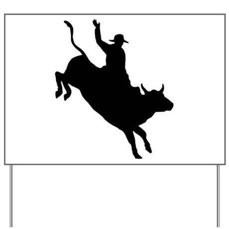 460x460 Bull Riding Yard Signs