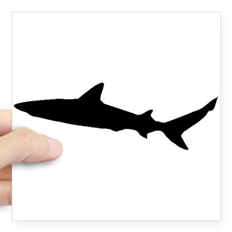 460x460 Blue Shark Stickers