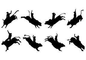 286x200 Bull Rider Free Vector Art