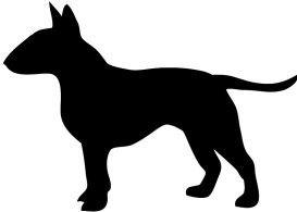 273x195 Bull Terrier Silhouette Clipart