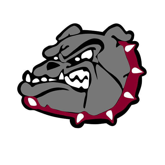 570x570 Bulldog Mascot Silhouette Cut Files