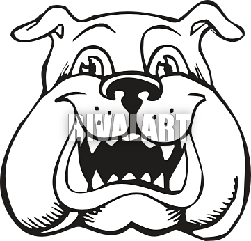 361x346 English Bulldog Clipart Bulldog Head