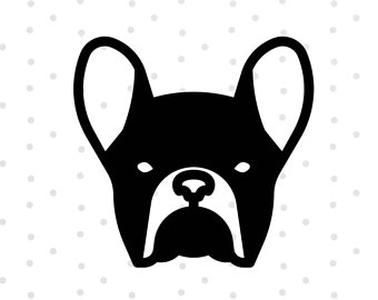 340x270 French Bulldog Clipart Head