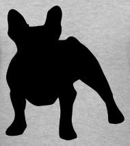 190x213 Dogplay Gifts And T Shirts French Bulldog Silhouette