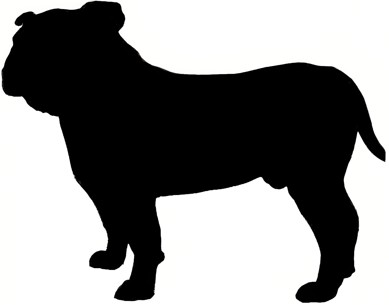 1540x1209 English Bulldog Silhouette Craft Projects To Do!!!!
