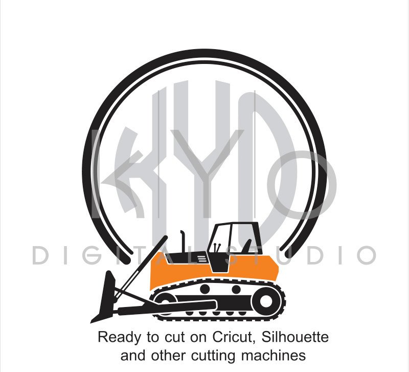 800x727 Construction And Transportation Svg Cut File, Bulldozer Svg