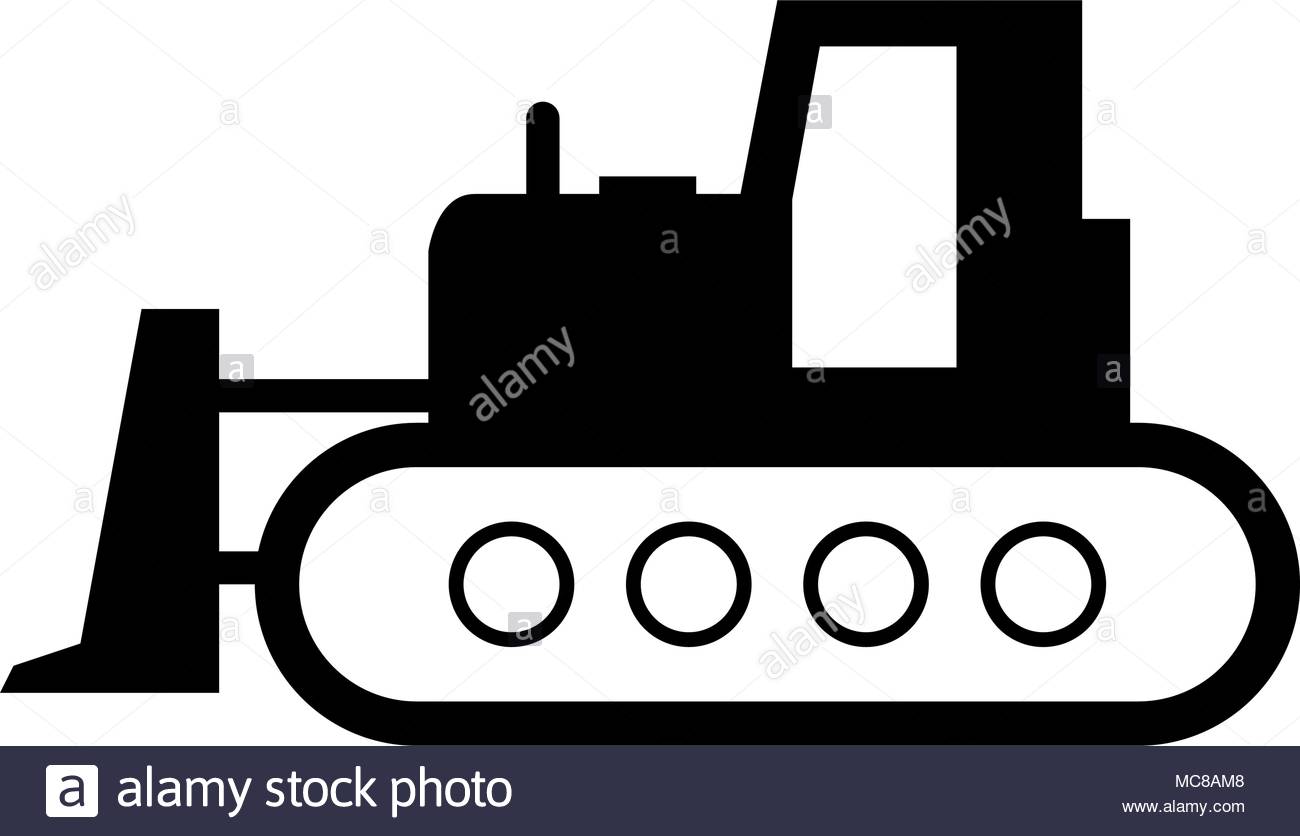 1300x836 Bulldozer Icon Stock Vector Art Amp Illustration, Vector Image