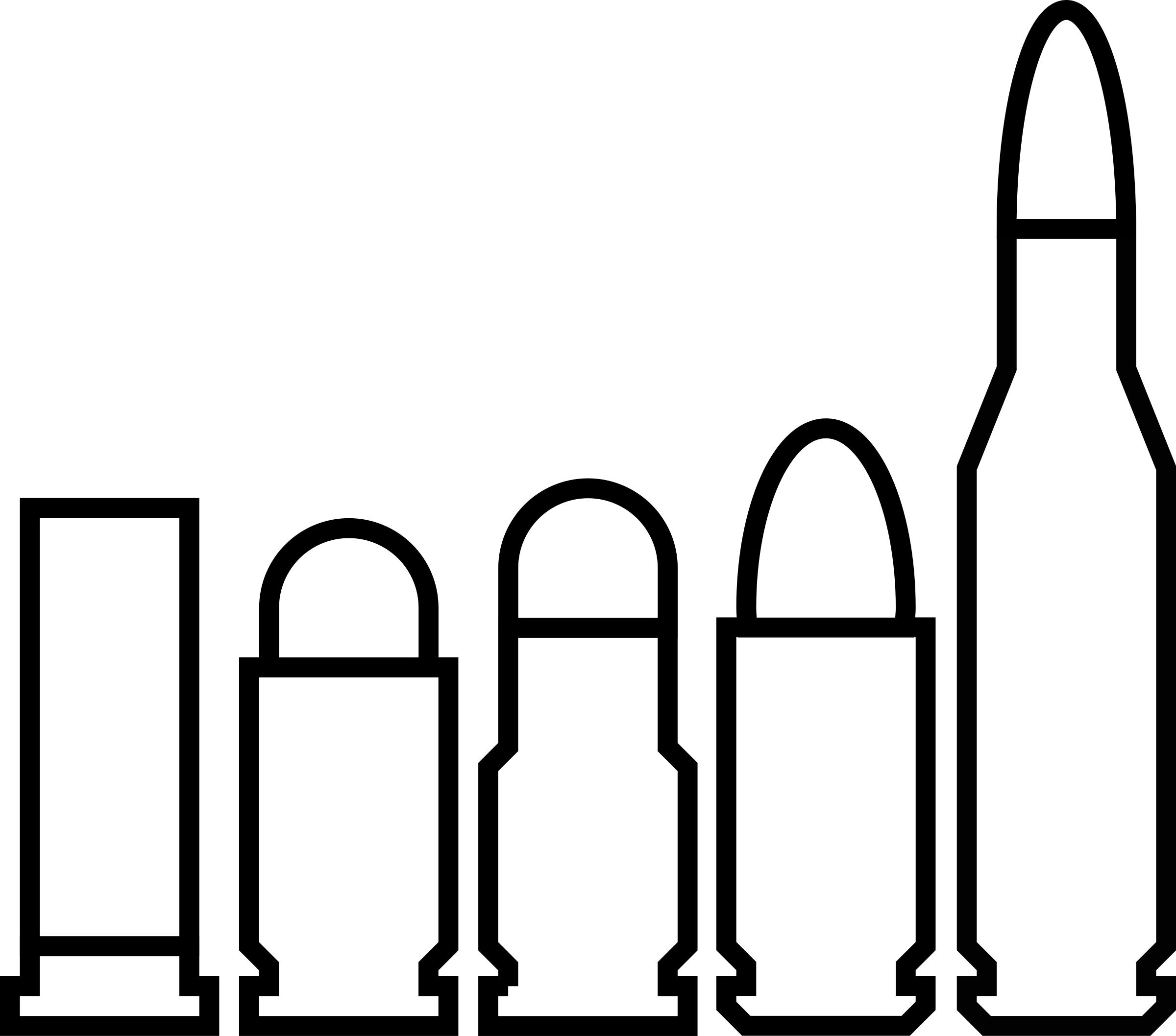 2400x2115 Bullet Silhouette Icon Black White Icons Png