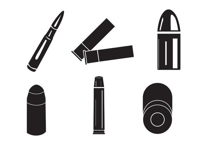 700x490 Vector Shotgun Shells Silhouettes