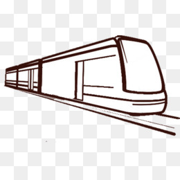 260x260 A Silhouette Of High Iron On A Railroad Track, Silhouette, Blue