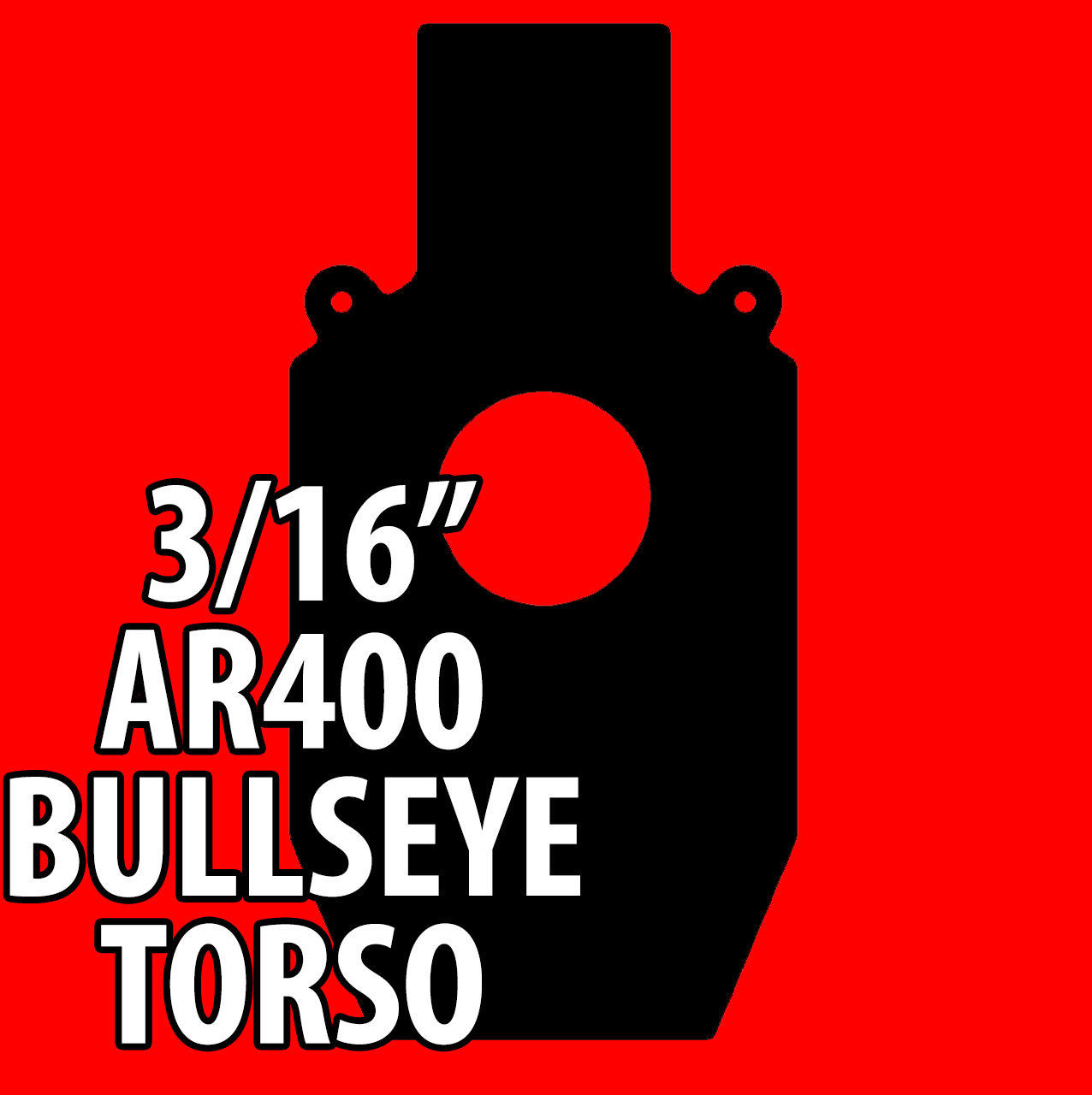 1276x1280 Steel Bullseye Silhouette Target 316 Ar400 Ebay