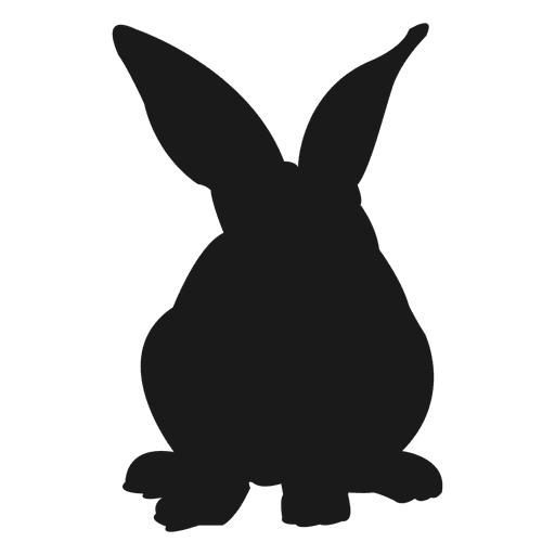 512x512 Bunny Silhouette