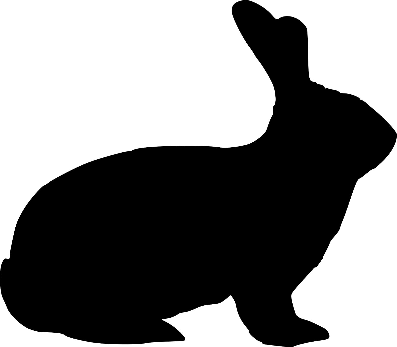 1600x1399 Easter Bunny Silhouette Printable Hd Easter Images