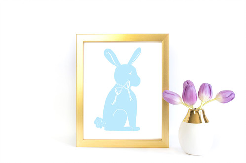 498x331 Bunny Silhouette Printable