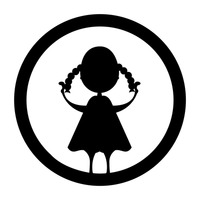 200x200 Shape Shapes Set Sets Silhouette Silhouettes Boy Boys Human People