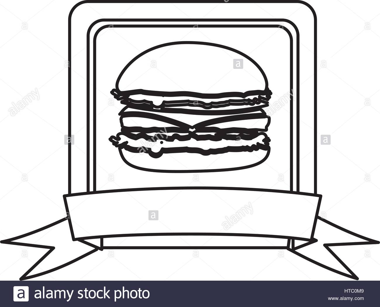 1300x1048 Burger Stock Vector Images