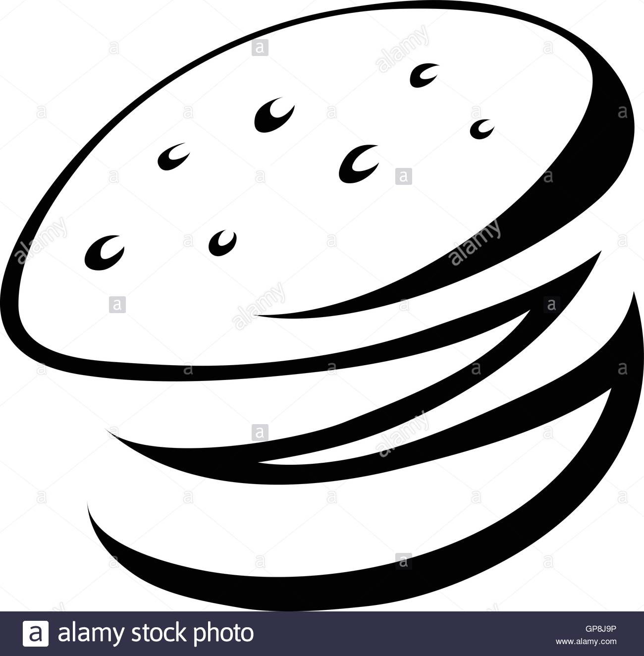1300x1324 Black Sesame Stock Vector Images