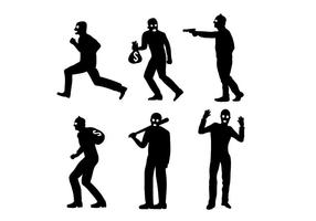 286x200 Burglar Free Vector Art