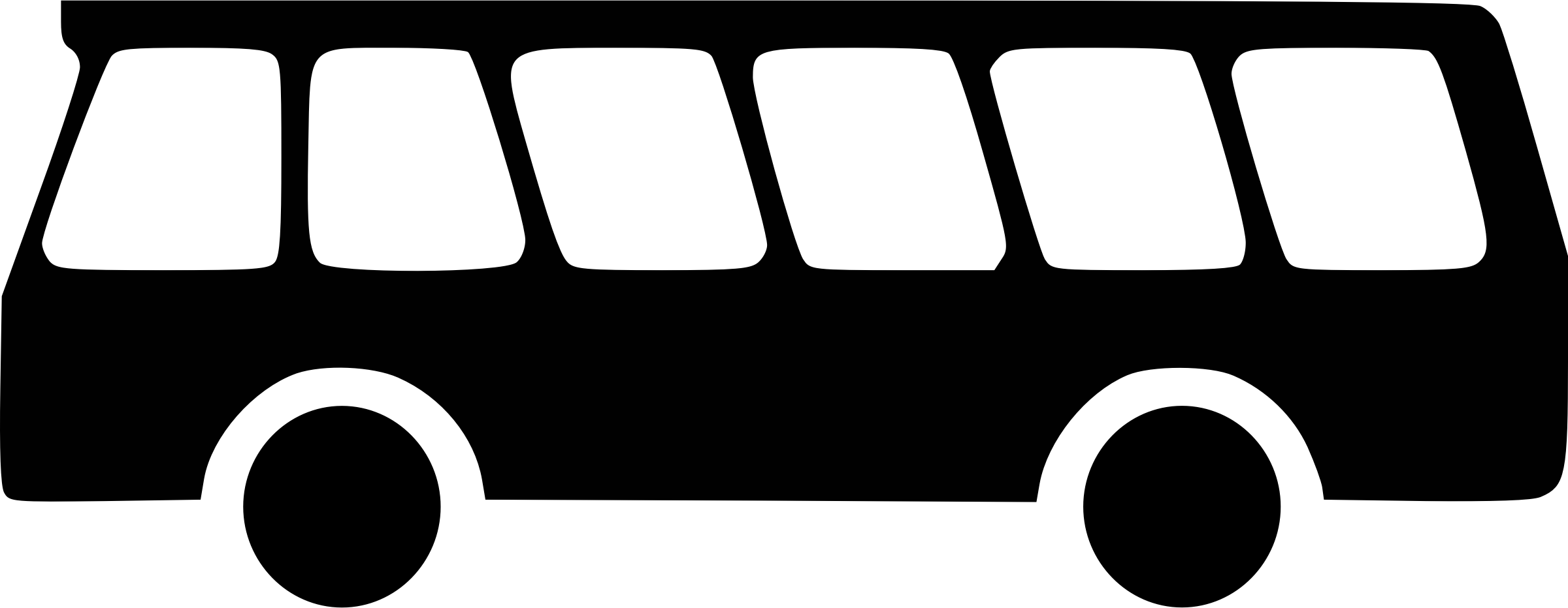 2400x932 Bus Symbol Pictogram Icons Png