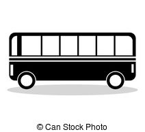 212x194 Bus Vehicle Silhouette Isolated Icon Vector Illustration Eps