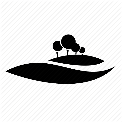 512x512 Bush, Forest, Landscapes, Nature, Set, Silhouette, Tree Icon