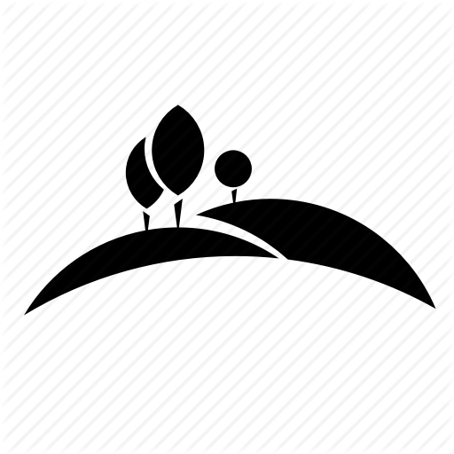 512x512 Bush, Landscapes, Nature, Plant, Set, Silhouette, Tree Icon Icon