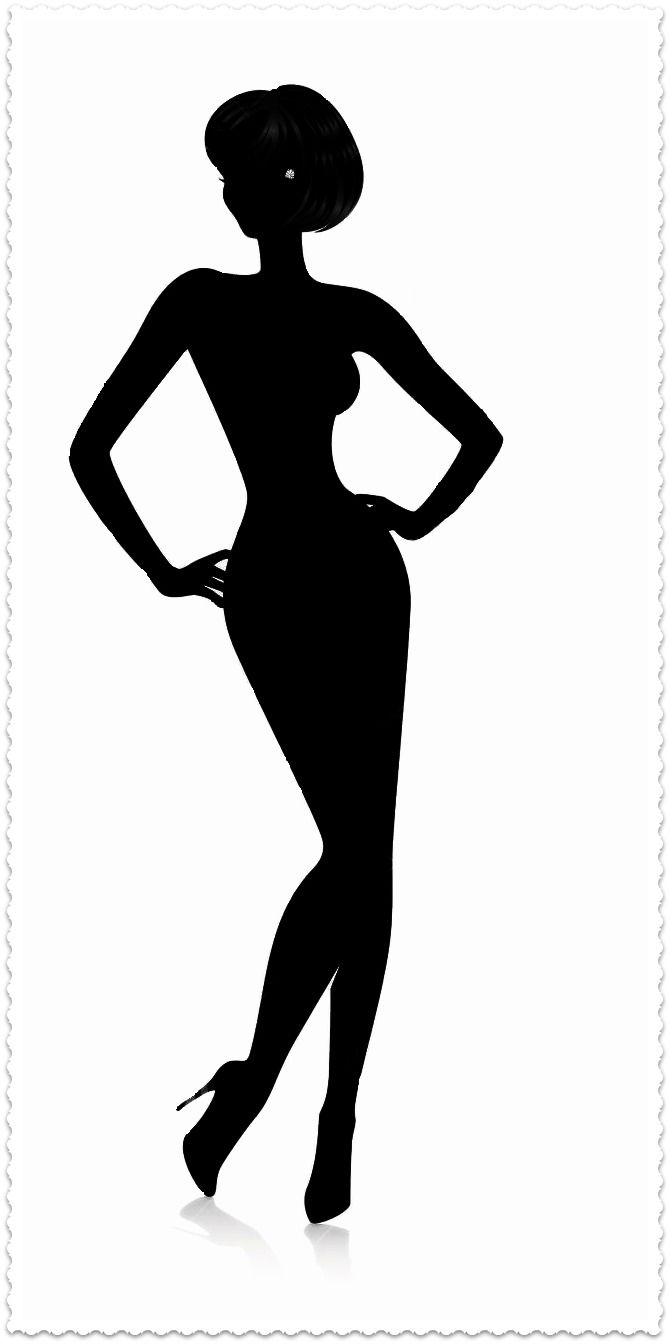 670x1344 Free Clipart Woman Silhouette