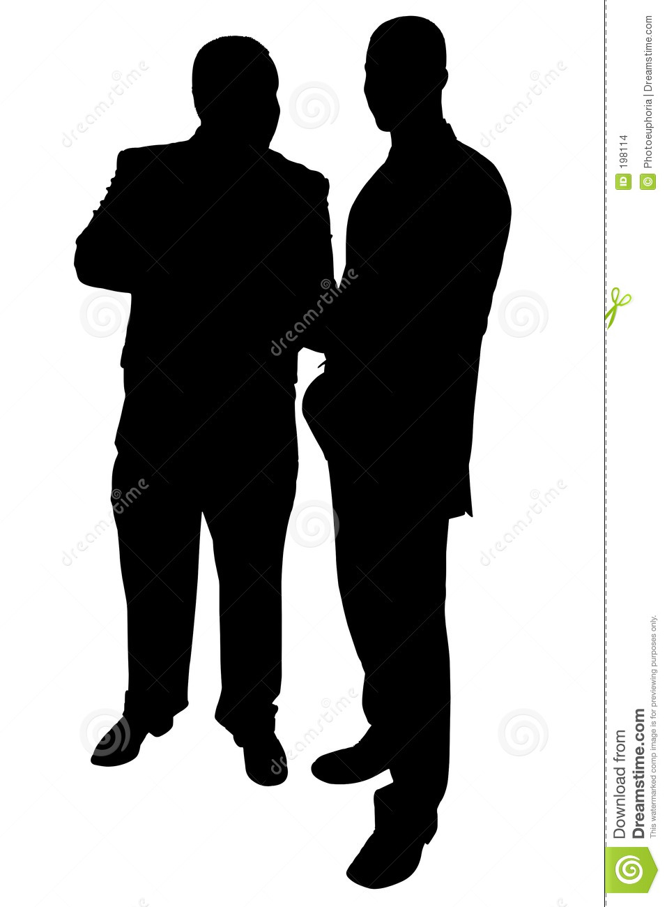 957x1300 Two Businessmen Talking. Clipart Panda