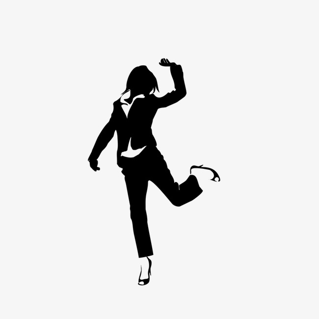 650x650 Business People Silhouette In Black And White, Business, Character