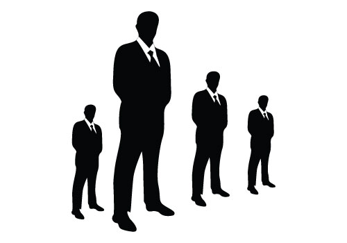 500x350 Business People Silhouette Vector Free Download Silhouette Clip