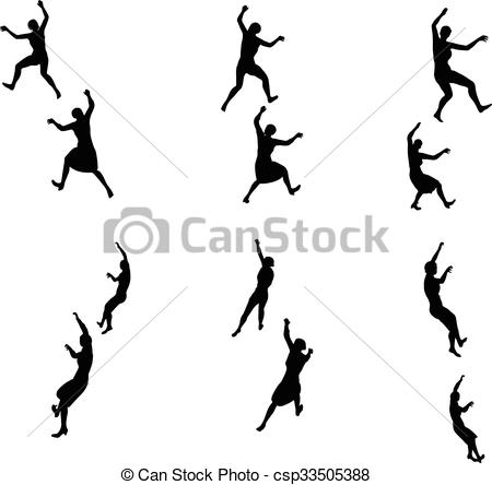 450x444 Eps 10 Vector Illustration In Silhouette Of Businesswoman