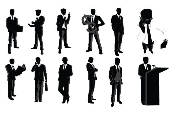 600x400 Businessman Silhouettes Silhouette Silhouette