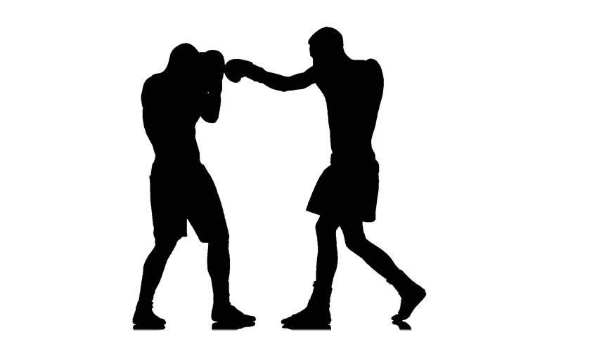 852x480 Successful Businessman Silhouette Walking Toward Success While