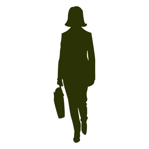512x512 Female Office Executive Silhouette
