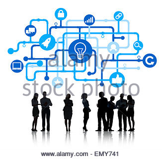 326x320 Business People Silhouettes And Light Bulb As Inspiration Concept
