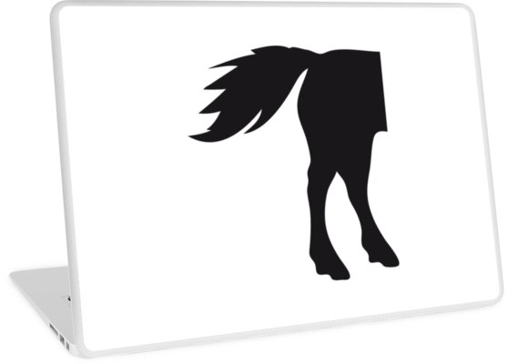 558x400 Horses Ass Butt Buttock Horse Outline Silhouette Shadow Symbol