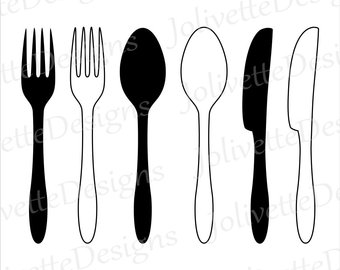 340x270 Fork And Knife Svg Etsy