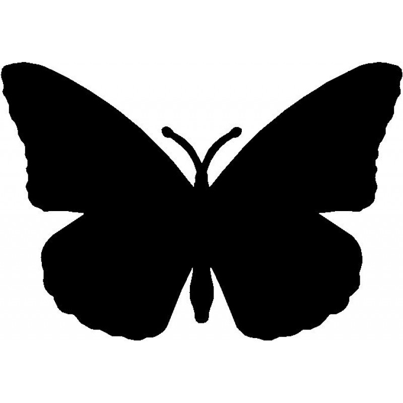 Butterfly Silhouette at GetDrawings | Free download