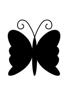 243x340 Free Cliparts Silhouette, Butterfly